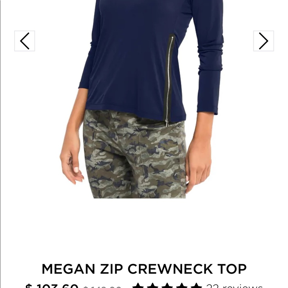 This weekend only Meagan zip crewneck